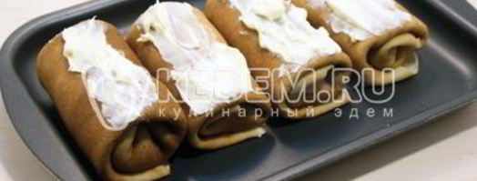 блины с рыбой. Шаг 10