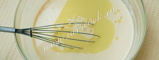 блины с семгой и плавленным сыром. Шаг 5