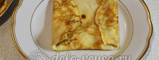 блины с сыром и зеленью. Шаг 15