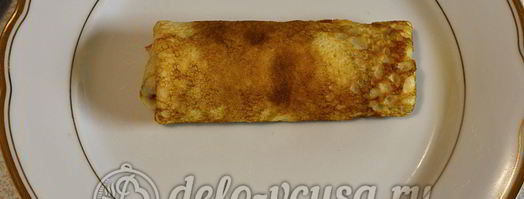 блины с сыром и зеленью. Шаг 16