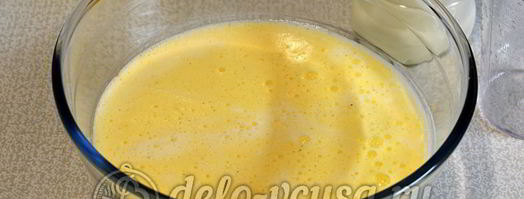 блины с сыром и зеленью. Шаг 3