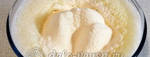 блины с сыром и зеленью. Шаг 5