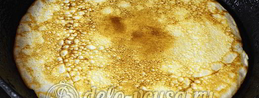 блины с сыром и зеленью. Шаг 9