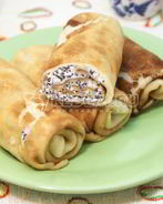 Блины с творогом и маком