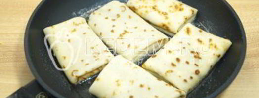 блины с творогом. Шаг 13