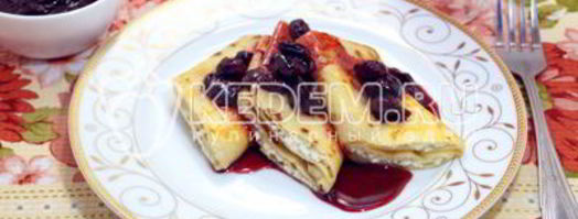 блины с творогом. Шаг 19