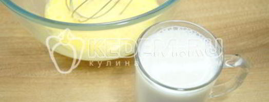 блины с ветчиной и сыром. Шаг 2