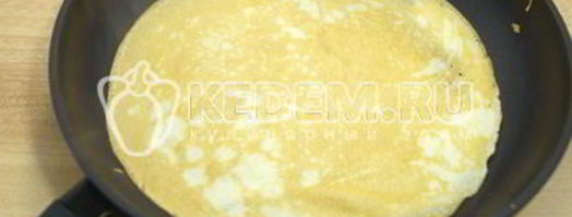 блины с ветчиной и сыром. Шаг 5