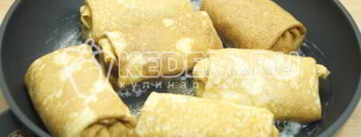 блины с ветчиной и сыром. Шаг 9