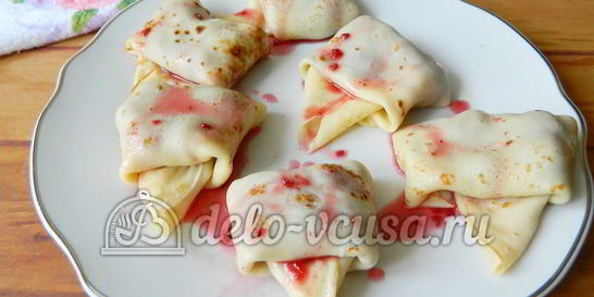 Блины с ягодами