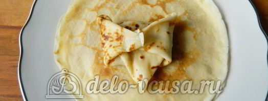 блины с ягодами. Шаг 14