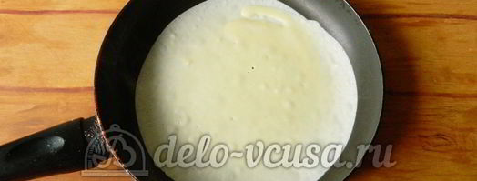 блины с ягодами. Шаг 8