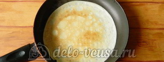 блины с ягодами. Шаг 9