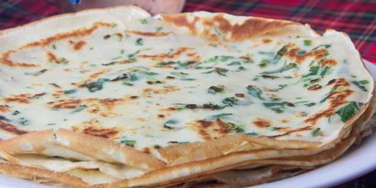 Блины с зеленью