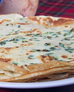 Блины с зеленью