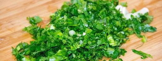 блины с зеленью. Шаг 3