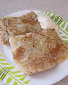 Блины со свининой