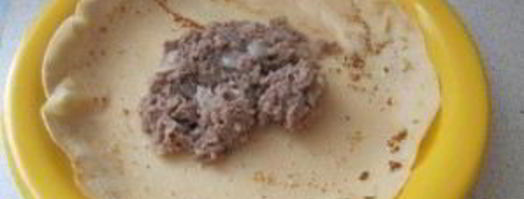 блины со свининой. Шаг 12