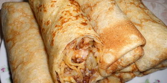 Блины Старорусские с гречневой кашей