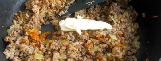 блины старорусские с гречневой кашей. Шаг 4