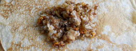 блины старорусские с гречневой кашей. Шаг 5