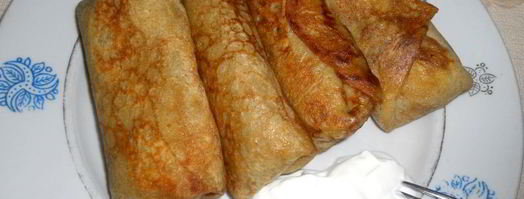 блины старорусские с гречневой кашей. Шаг 6