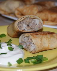 Блины с мясом