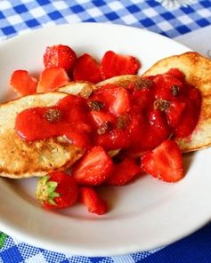 Диетические панкейки овсяные на молоке