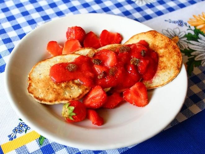 Рецепт диетических панкейков овсяных на молоке