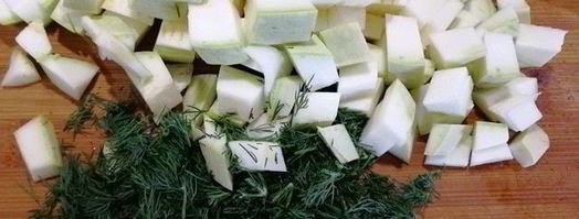 кабачковые блинчики с начинкой. Шаг 2