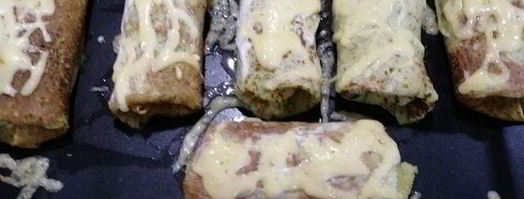 кабачковые блинчики с начинкой. Шаг 13