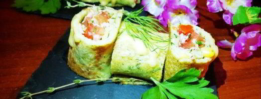 кабачковые блинчики с начинкой. Шаг 14