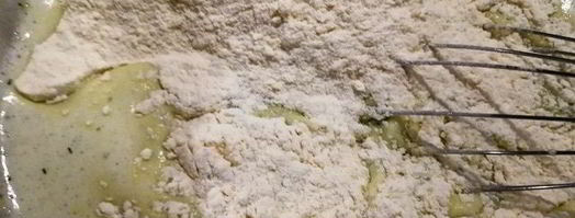 кабачковые блинчики с начинкой. Шаг 5