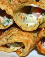 Кабачковые блины с начинкой