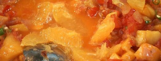 кокосовые блинчики с острым манговым чатни. Шаг 3