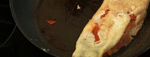 кокосовые блинчики с острым манговым чатни. Шаг 4