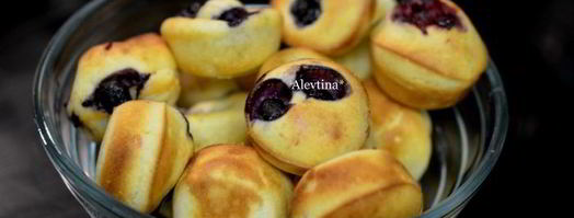 мини-блинчики в формочках. Шаг 3