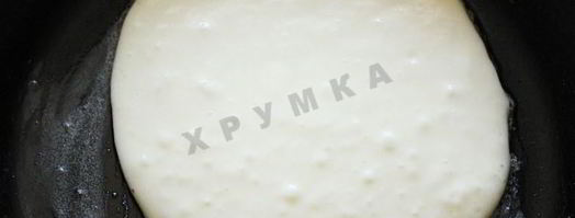 панкейки на кефире. Шаг 7