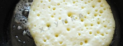 панкейки на кефире. Шаг 8