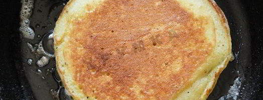 панкейки на кефире. Шаг 9