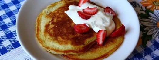 панкейки на кефире. Шаг 10