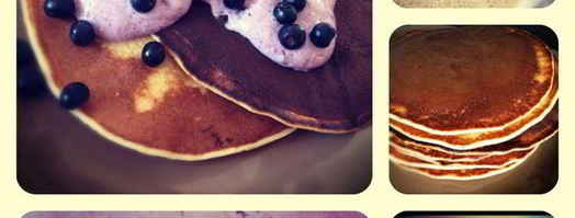 панкейки с черникой и рикоттой. Шаг 3