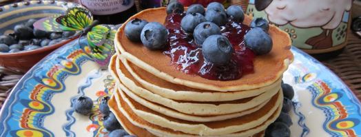 панкейки с голубикой. Шаг 4