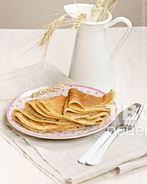 Пшенично-ржаные дрожжевые блины