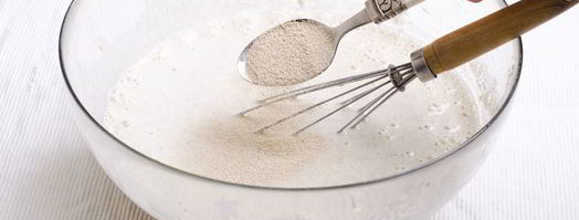 пшенично-ржаные дрожжевые блины. Шаг 3