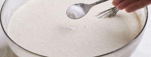 пшенично-ржаные дрожжевые блины. Шаг 7