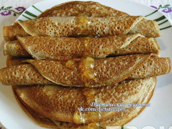 Рецепт ржаных блинов на кефире