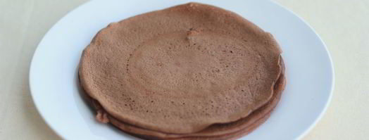 шоколадные блинчики с бананом. Шаг 4