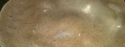 шоколадные блины с фруктами. Шаг 2