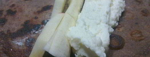 шоколадные блины с фруктами. Шаг 3